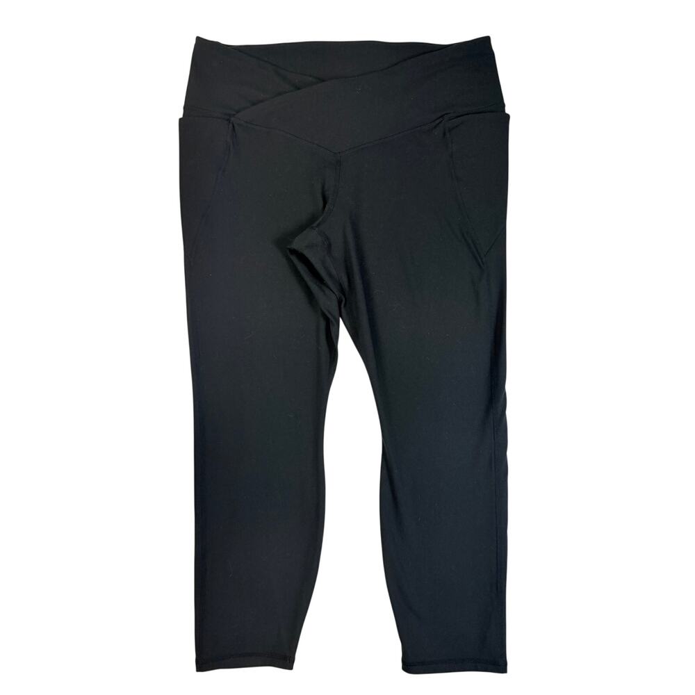 Fabletics PureLuxe Black Leggings Women’s M High Rise Pocket Stretch